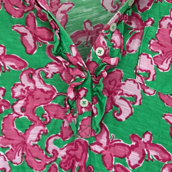 Lilly Pulitzer shirt dress. Size small - Picture 3 of 4